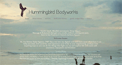 Desktop Screenshot of hummingbirdbodyworks.com